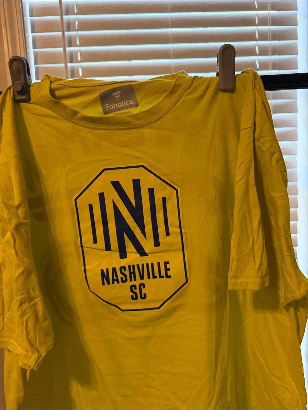 Fanatics Yellow Nashville SC Graphic Tee